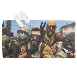 Osuška na pláž 3D - Counter Strike Selfie