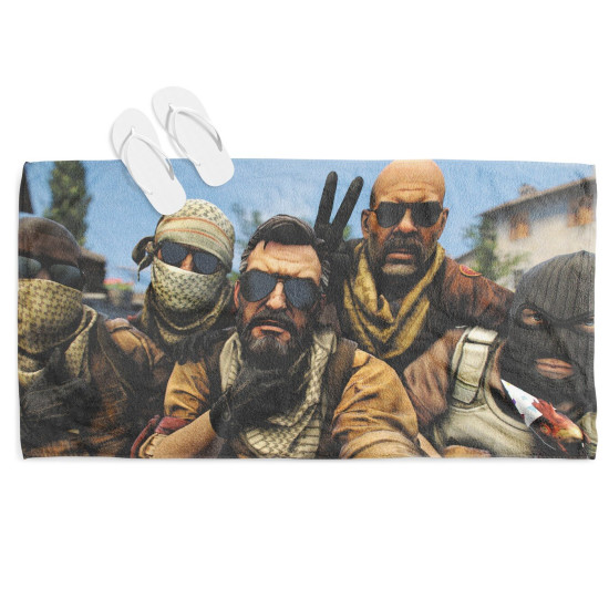 Osuška na pláž 3D - Counter Strike Selfie