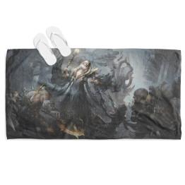 Plážový ručník 3D - Diablo Immortal