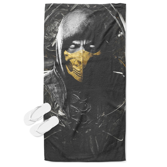 Osuška plážová 3D - Mortal Kombat