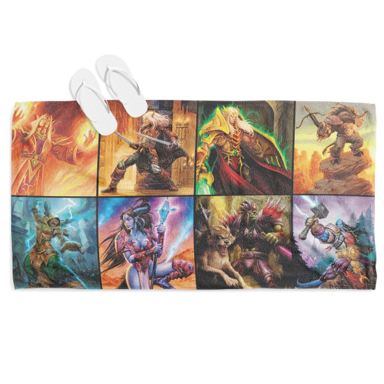 Osuška plážová 3D - World of Warcraft Characters