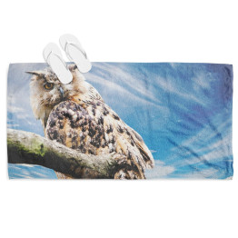 Plážový ručník - Owl