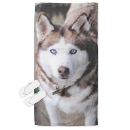 Osuška na pláž - Husky