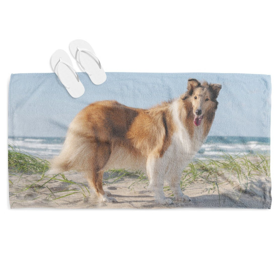 Plážový ručník - Collie