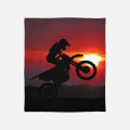Hebká deka 3D - Motocycle Sunset