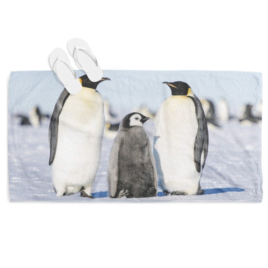 Osuška na pláž - Pinguins