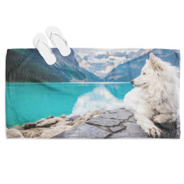 Osuška na pláž - Samoyed