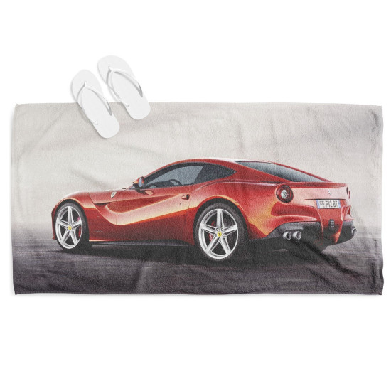 Osuška na pláž - Red Ferrari