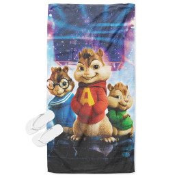 Dětská plážová osuška - Alvin and the Chipmunks