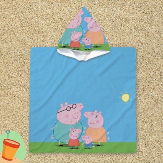 Dětská osuška pončo - Peppa Pig