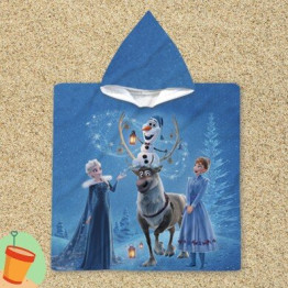 Pončo ručník pro děti Ledové království - Frozen Princesses