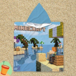 Dětské pončo osuška - Minecraft