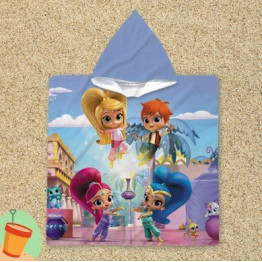 Dětské pončo osuška - Shimmer and Shine