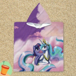 Dětská osuška pončo Jednorožec - Unicorn