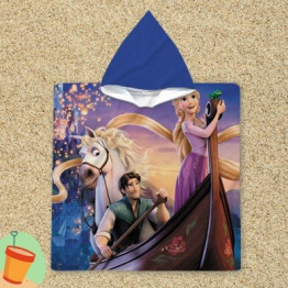 Dětské pončo Na vlásku - Rapunzel And Flynn
