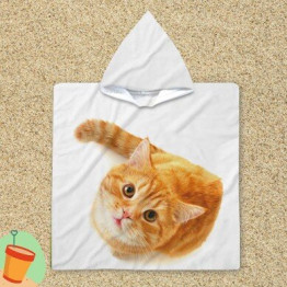 Pončo ručník - Cat