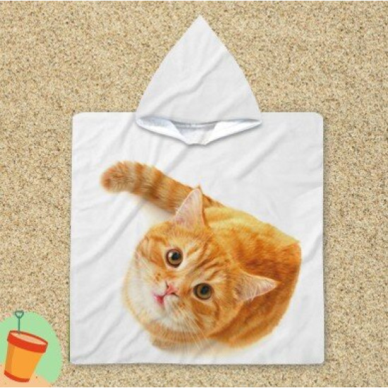 Pončo ručník - Cat