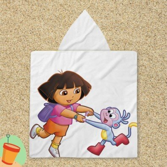 Ručník pončo - Dora and Monkey