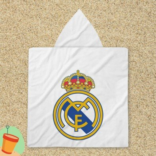 Pončo ručník pro děti - Real Madrid