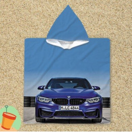 Dětské pončo - BMW Blue