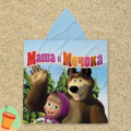 Pončo ručník - Masha and The Bear