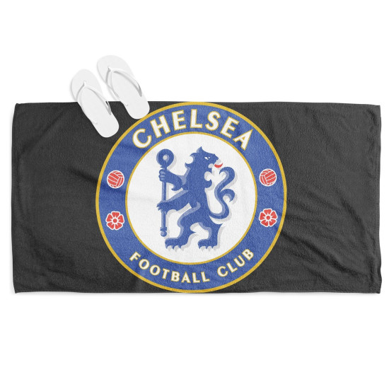 Osuška na pláž 3D - Chelsea Black