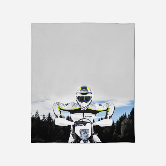 Luxusní deka s motorkou 3D - Husqvarna