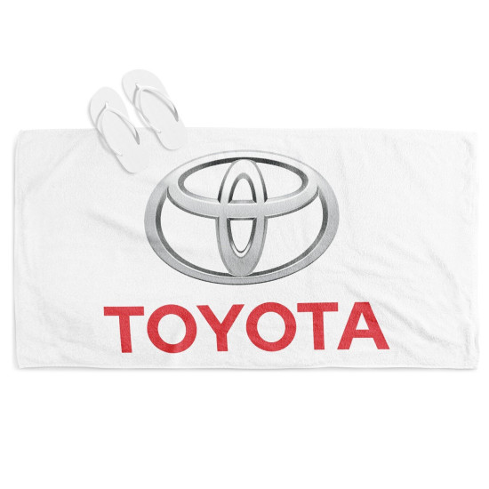 Osuška plážová 3D - Toyota Logo