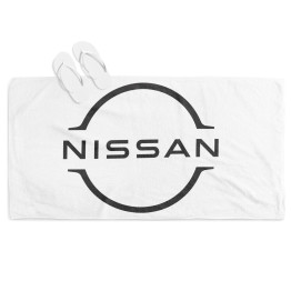 Plážový ručník 3D - Nissan Logo