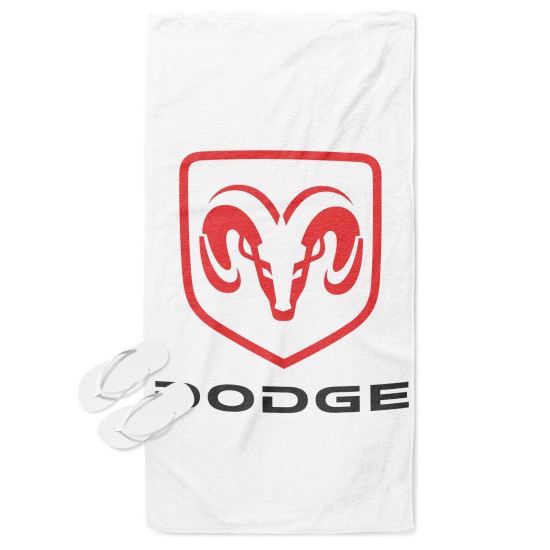Plážová osuška - Dodge Logo