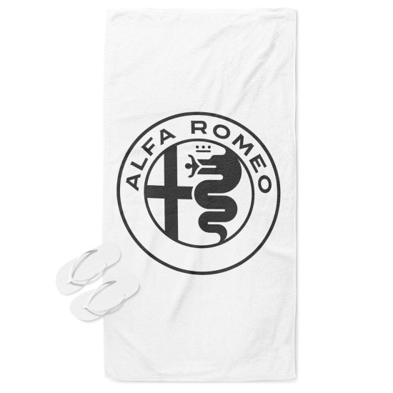 Plážový ručník - Alfa Romeo Logo