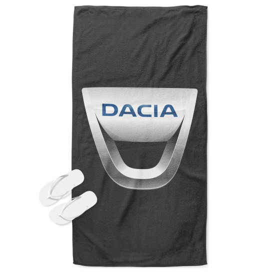Osuška plážová - Dacia Logo