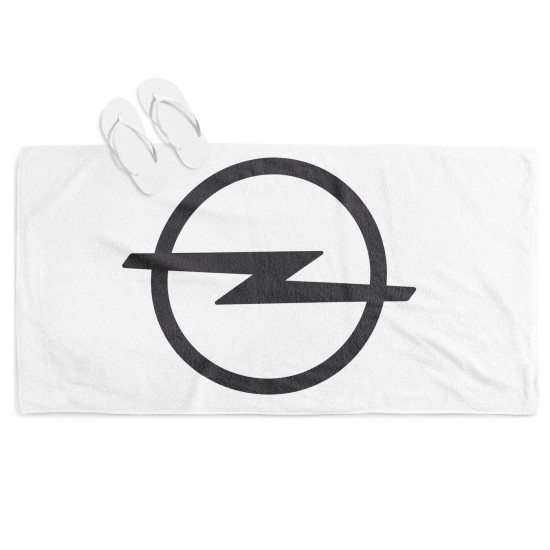 Osuška na pláž - Opel Logo