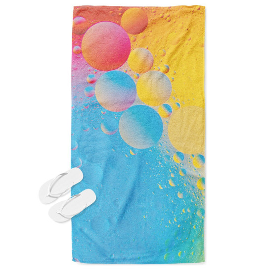 Plážový ručník - Colorful Circles