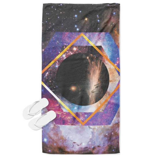 Plážová osuška 3D - Universe