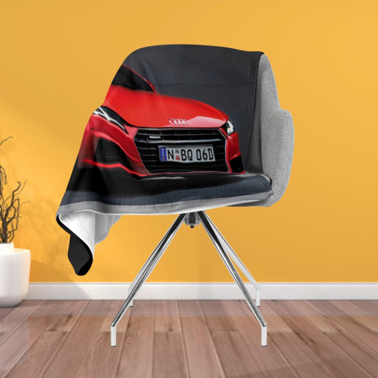 Luxusní deka - Red Audi
