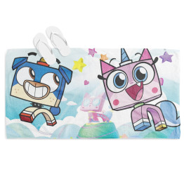 Plážový ručník 3D - Unikitty White