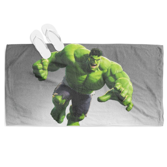 Plážová osuška 3D - Hulk