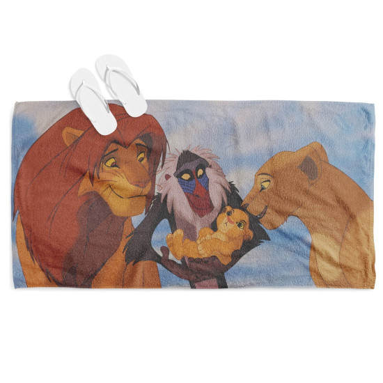 Plážový ručník 3D - Lion King
