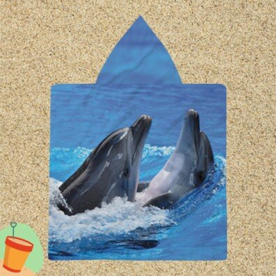 Ponco pro deti - Dolphins