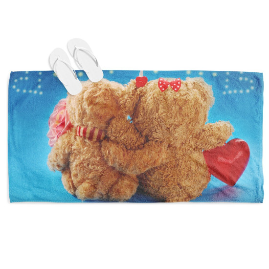 Plážový ručník - Bears Under The Stars