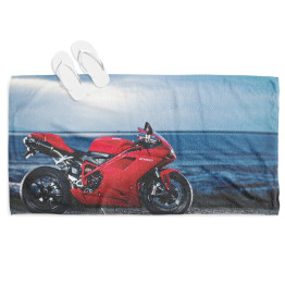 Plážová osuška - Ducati Red