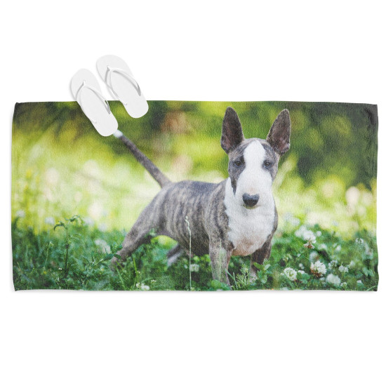 Osuška na pláž - Bull Terier