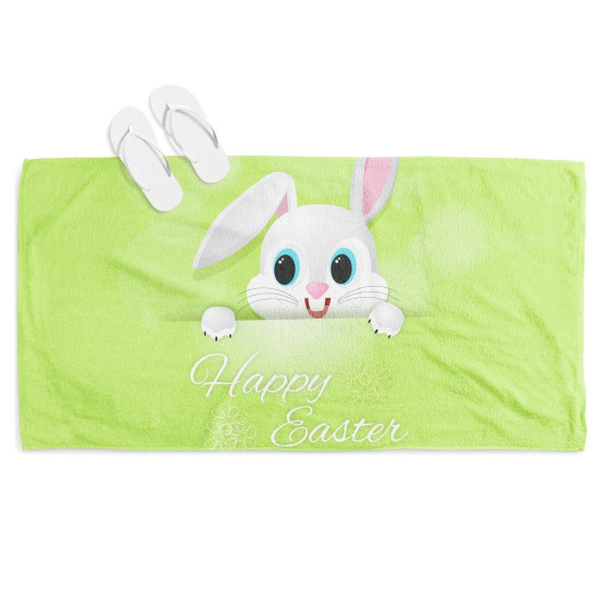 Osuška na pláž - Happy Easter