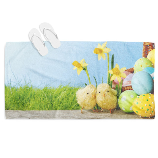 Osuška na pláž - Easter Chicks