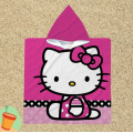 Dětské pončo - Hello Kitty Magenta