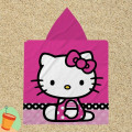 Dětské pončo - Hello Kitty Magenta