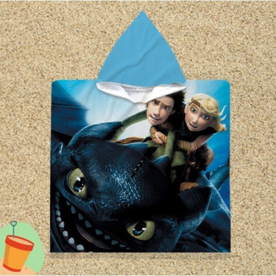 Ručník pončo - How To Train Your Dragon