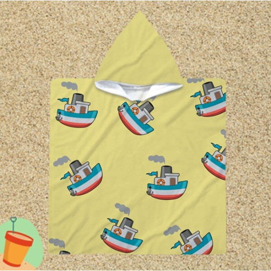 Pončo ručník - Ship