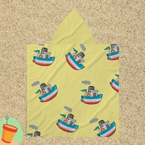 Pončo ručník - Ship